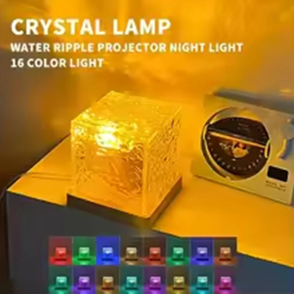Lampara de cristal RGB 16 Colores con control remoto